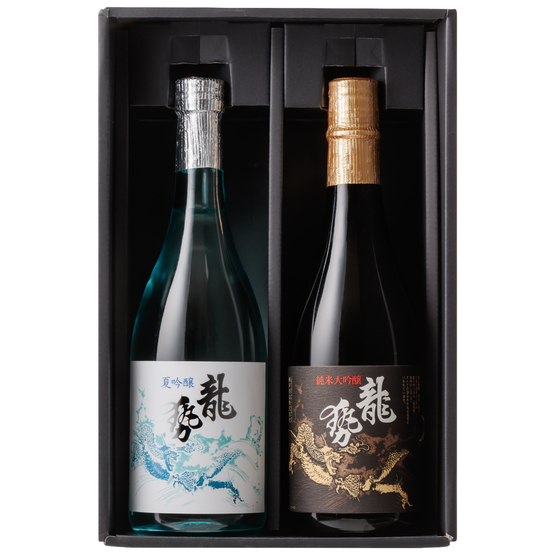 ※ 季節限定 ※ WEB限定 ※龍勢 ギフトセット <黒ラベル・夏吟醸>